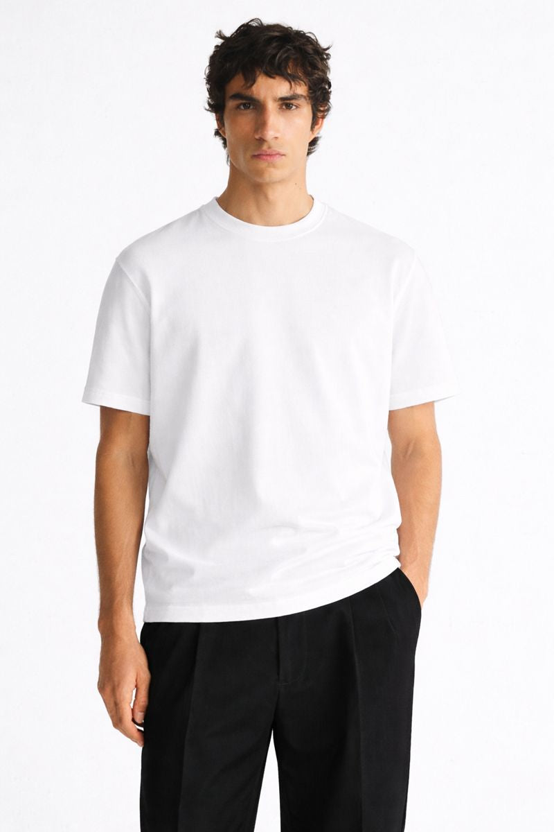 Beyaz Oversize Tişört