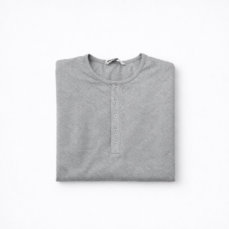 Gri Uzun Kollu Tişört