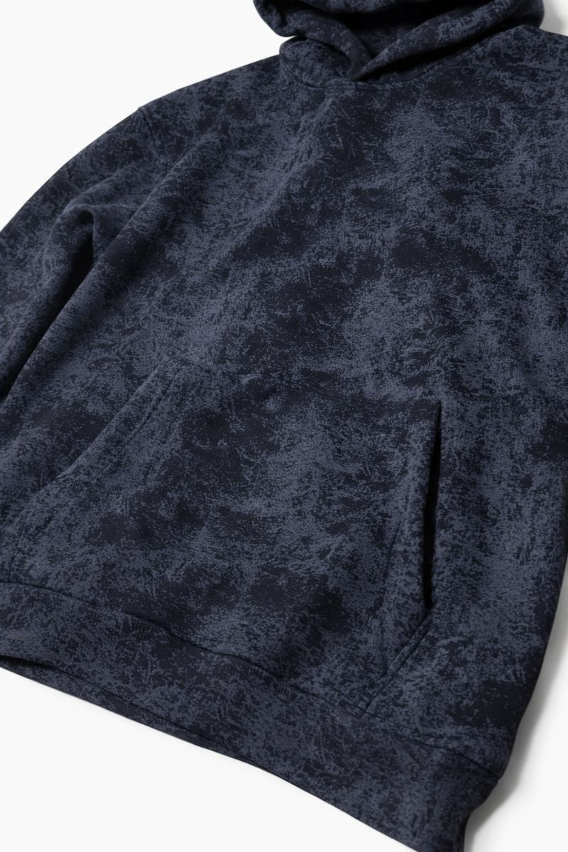 STRATTO Textured Dark Navy Hoodie