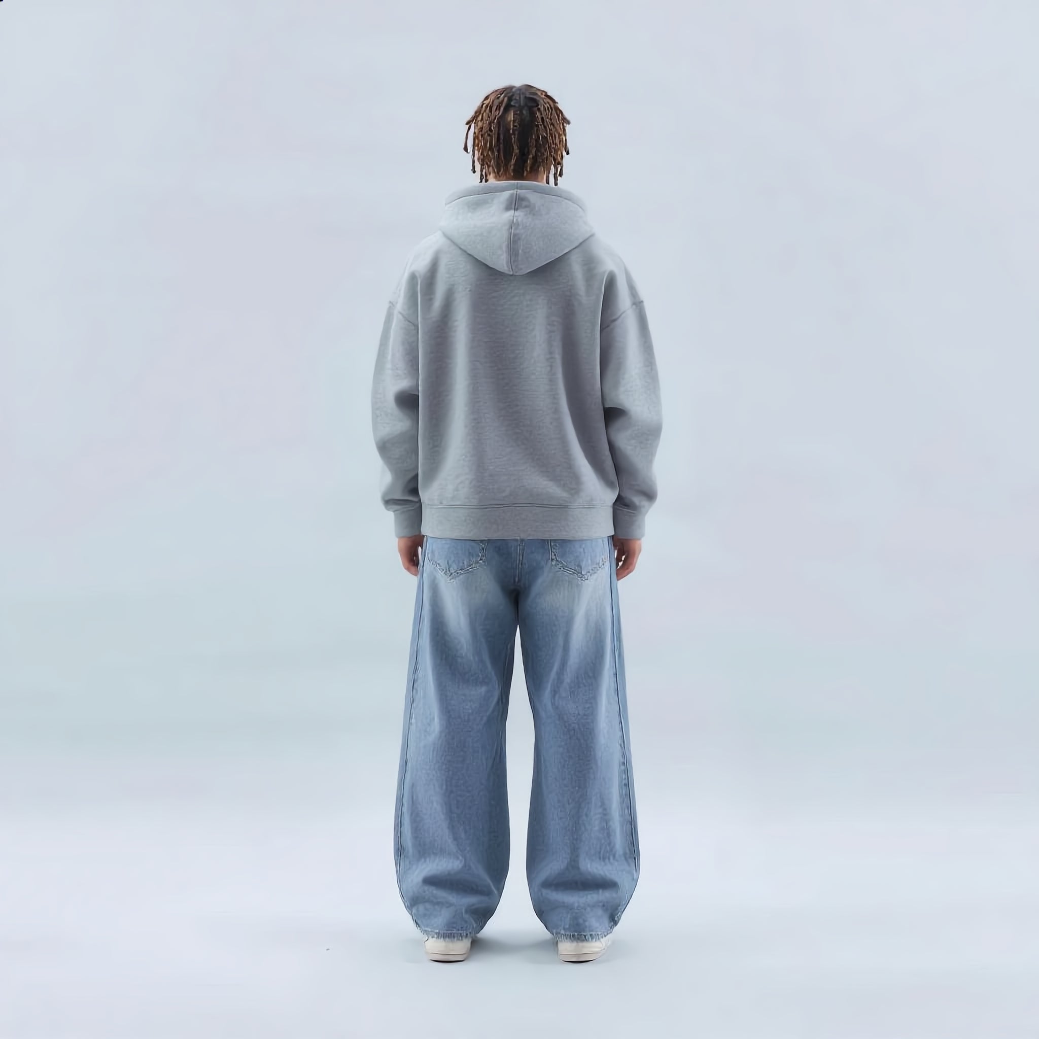 Oversize Hoodie – Gri