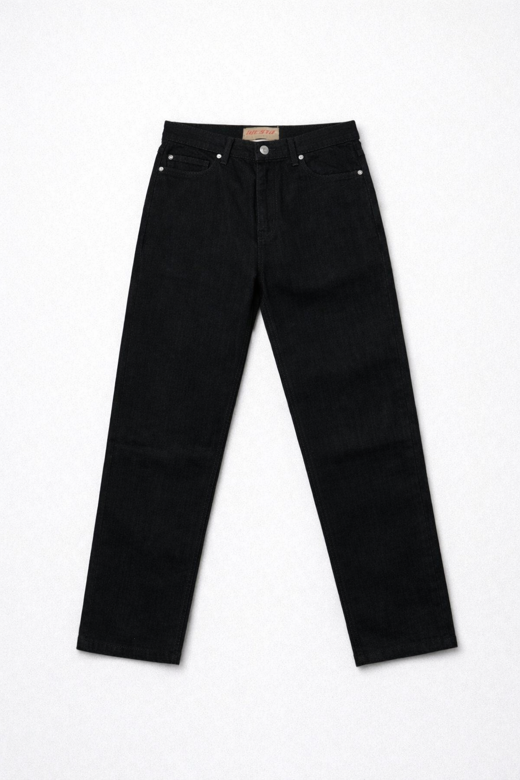 Siyah Düz Kesim Erkek Pantolon