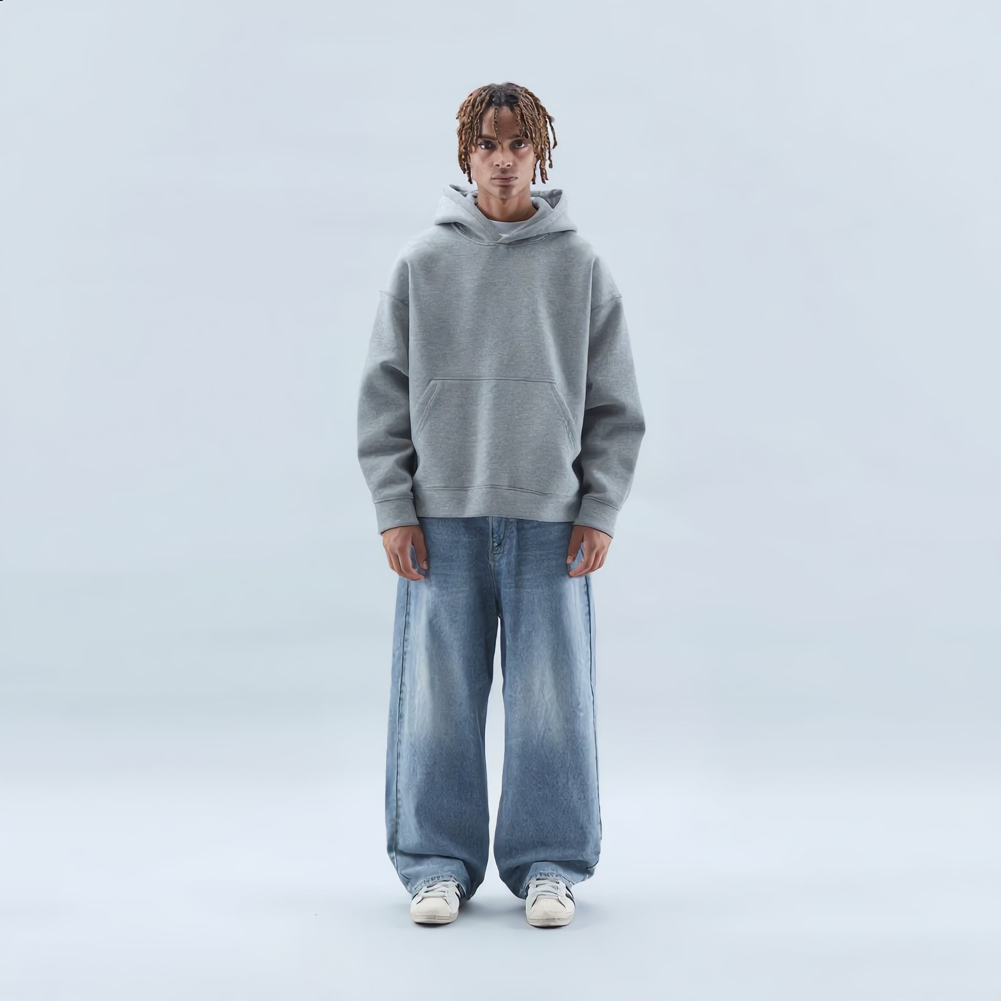 Oversize Hoodie – Gri