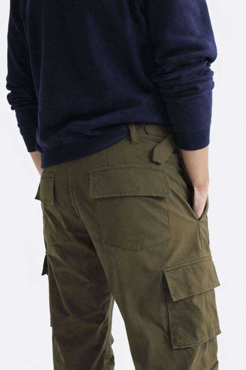 Haki Relaxed Fit Kargo Pantolon