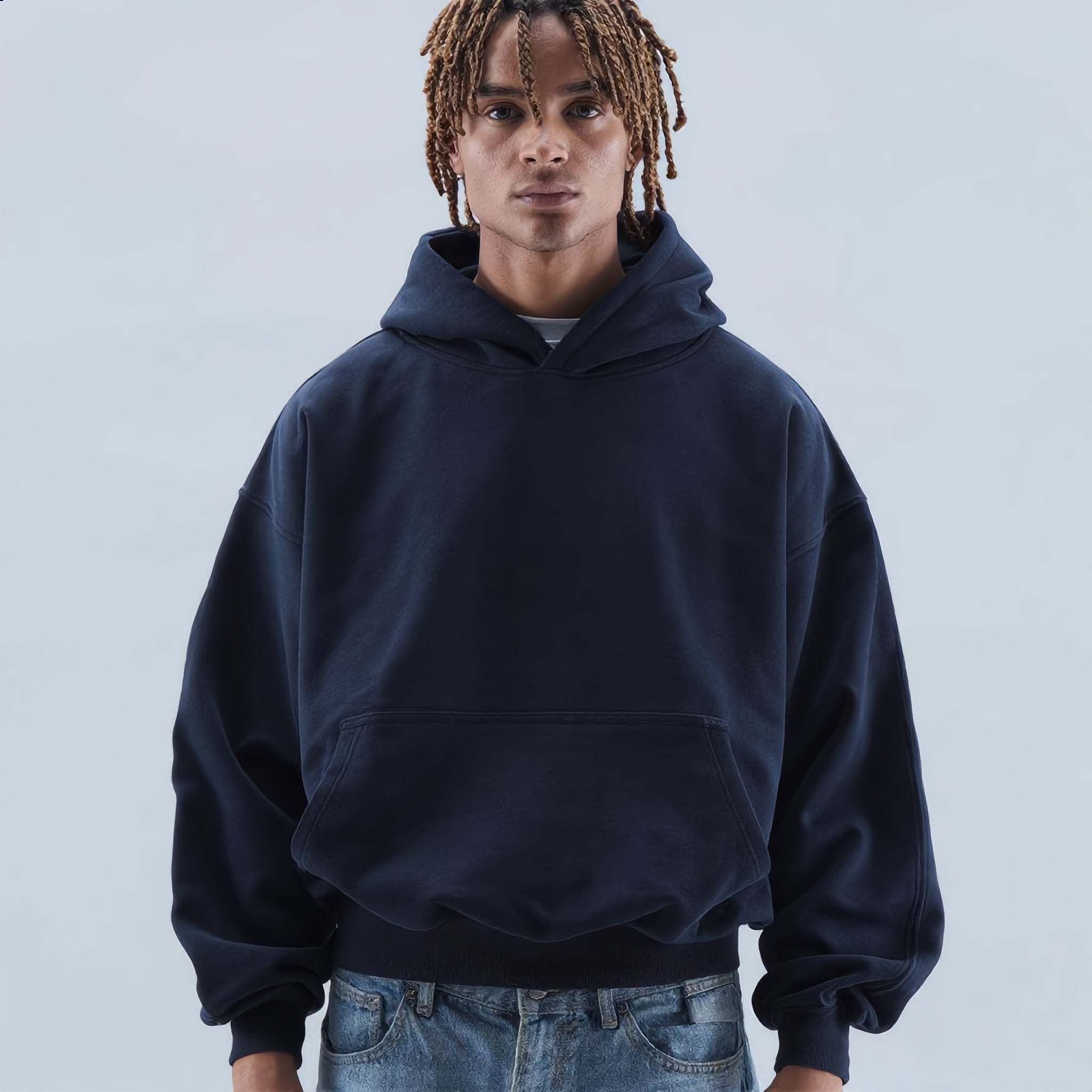 Oversize Hoodie – Lacivert
