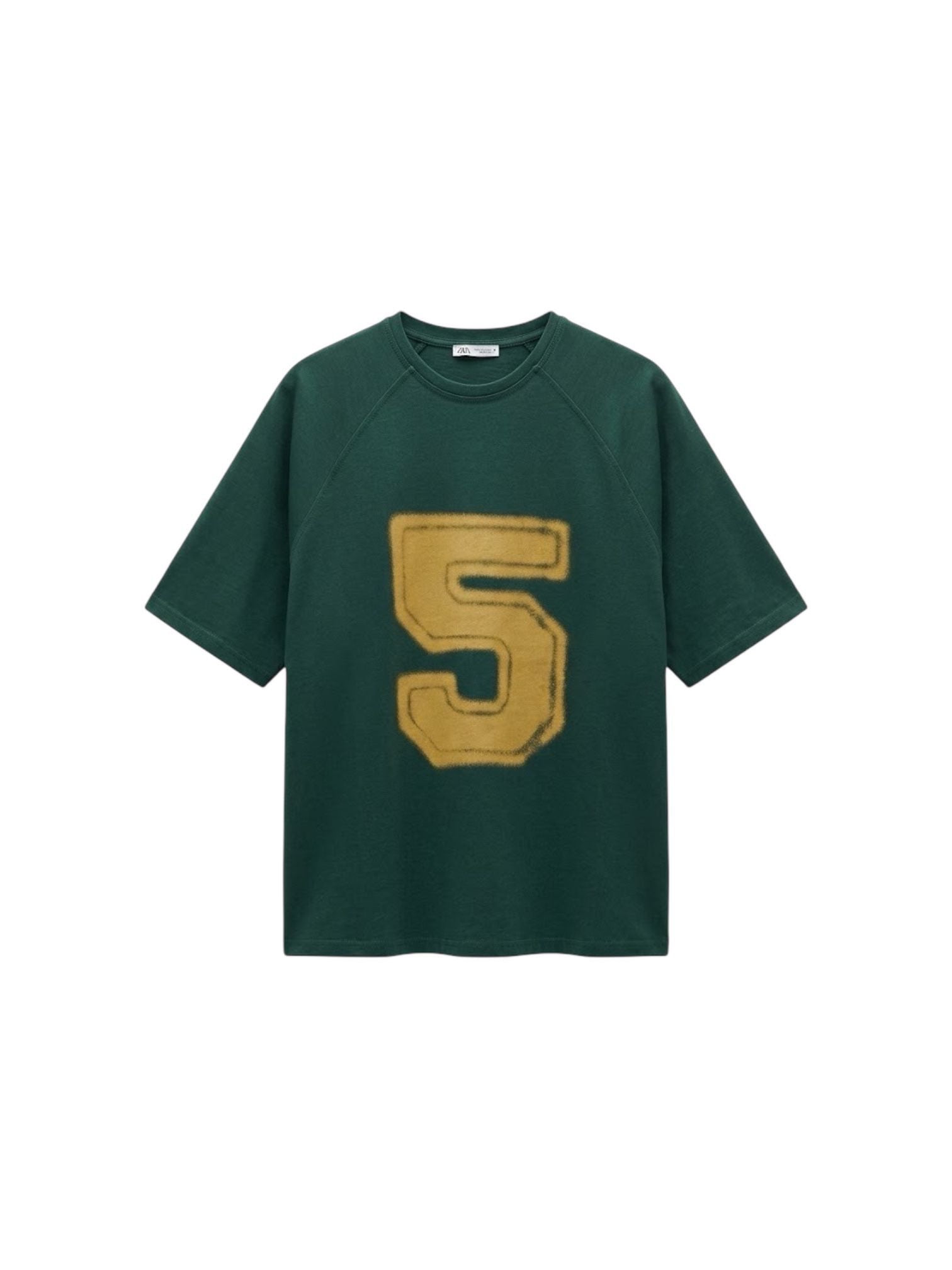 STRATTO VARSITY T-SHIRT - GREEN FIVE