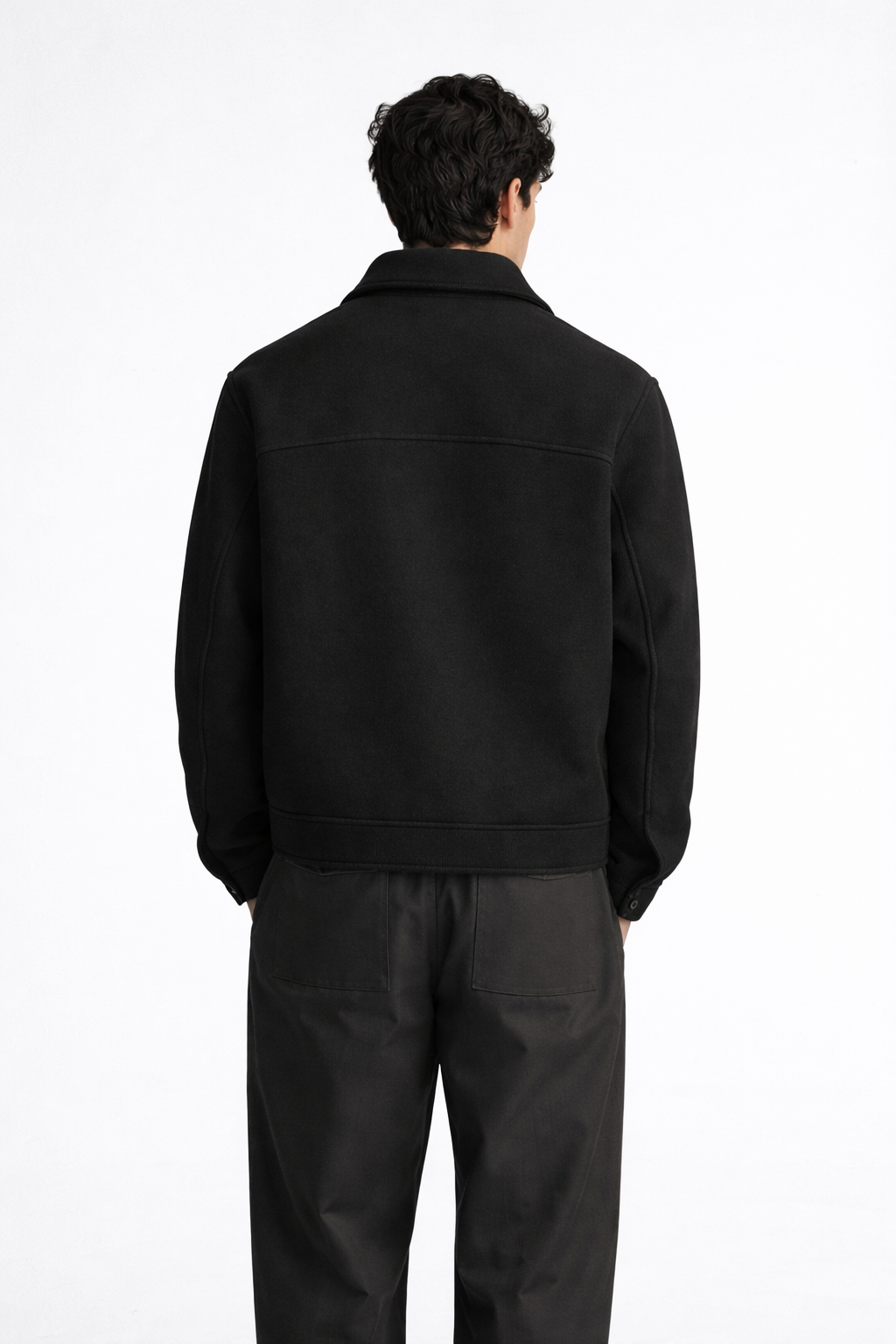 Stratto Zip Jacket – Black