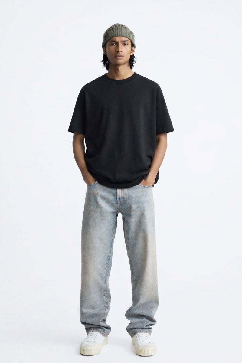 Siyah Oversize Tişört